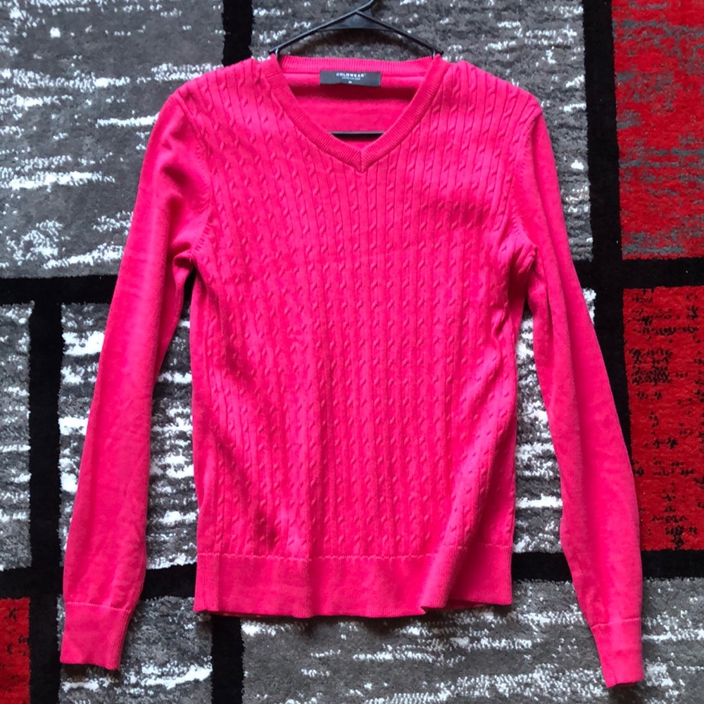 Coldwear Pink Sweater V NECK